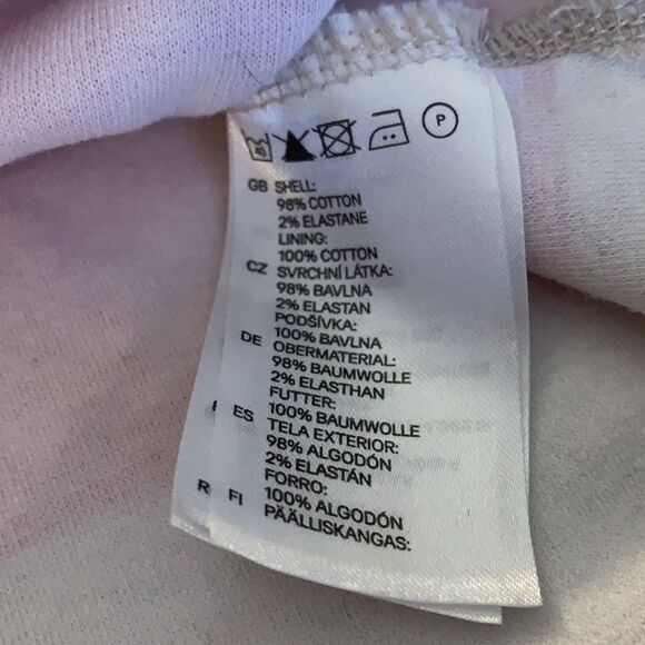 H&M Cropped summer tank horizontal stripes back zipper new without tags - Picture 6 of 8